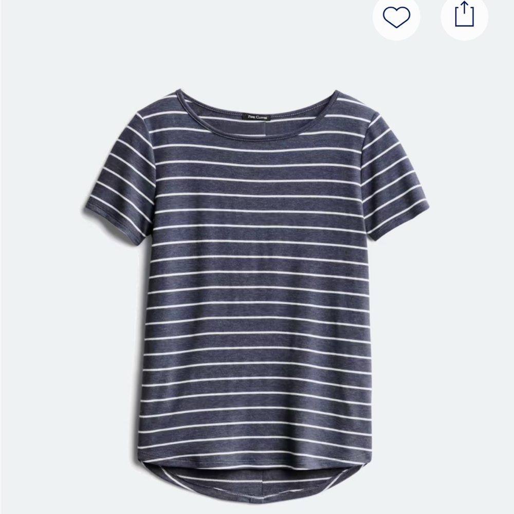 Pink Clover Blue and Black Short Sleeve Tee